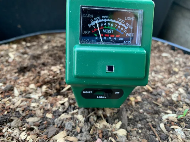 Measuring the soil pH
